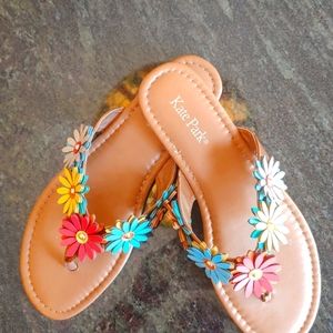 Flower thong sandals